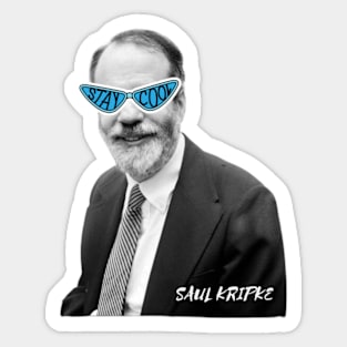 SAUL KRIPKE - COOL Sticker